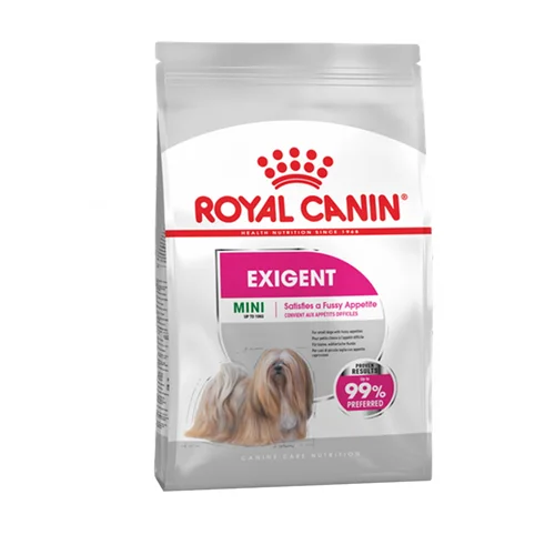 غذای خشک سگ نژاد کوچک بد غذا رویال کنین مینی اگزیجنت Royal Canin Mini Exigent وزن 3 کیلوگرم