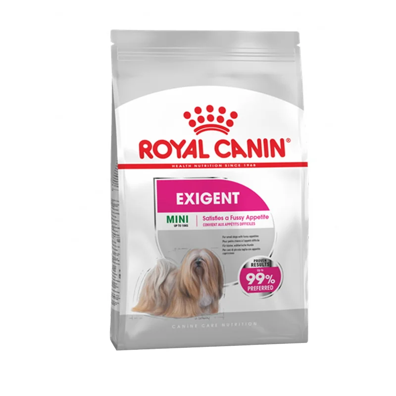 غذای خشک سگ نژاد کوچک بد غذا رویال کنین مینی اگزیجنت Royal Canin Mini Exigent وزن 3 کیلوگرم