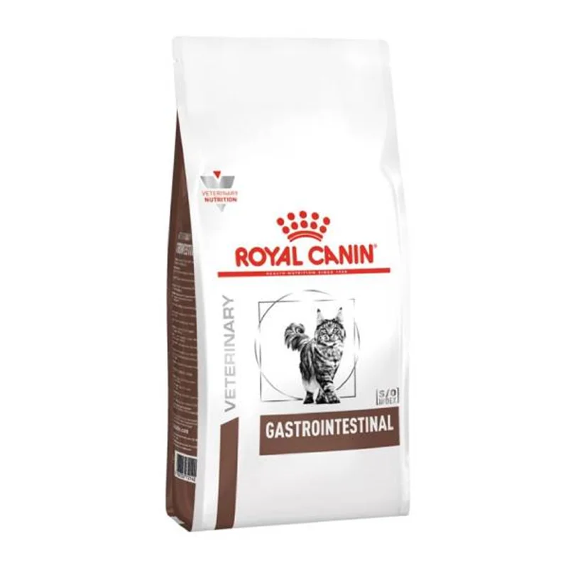 غذای خشک گربه رویال کنین مدل گاسترو اینتستینال Gastrointestinal وزن 400 گرم