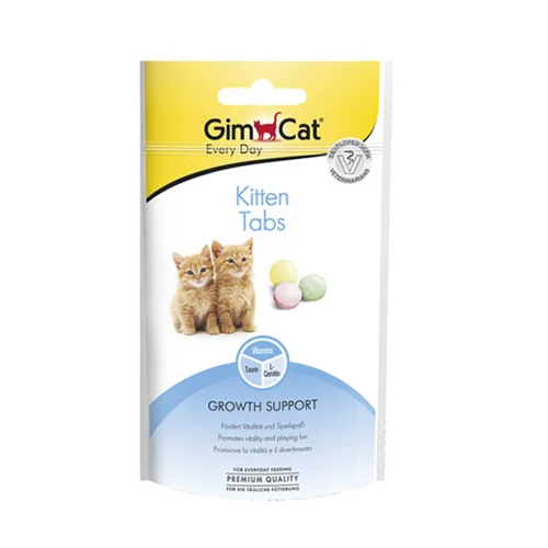 قرص مکمل بچه گربه جیم کت GimCat Tabs Kitten وزن 40 گرم