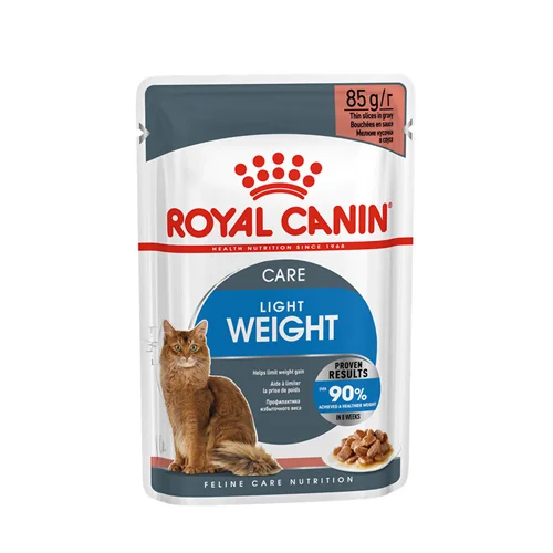 پوچ گربه رویال کنین مدل لایت ویت Light Weight Care وزن 85 گرم