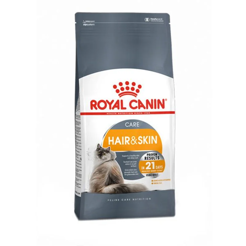 غذای خشک گربه مراقبت از پوست و مو رویال کنین Royal Canin Hair & Skin Care  وزن 10 کیلو گرم