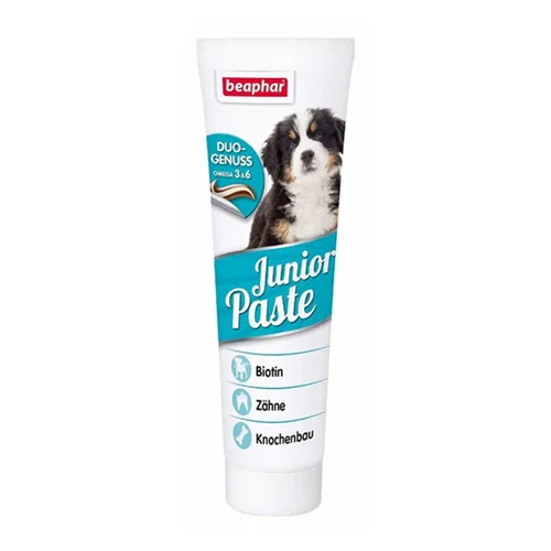 خمیر مولتی ویتامین توله سگ بیفار Beaphar Junior Duo Active وزن 100 گرم
