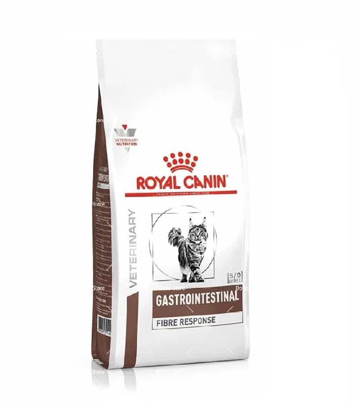 غذای خشک گربه رویال کنین گاسترو فیبر مدل Gastrointestinal Fibre Response وزن 2 کیلوگرم