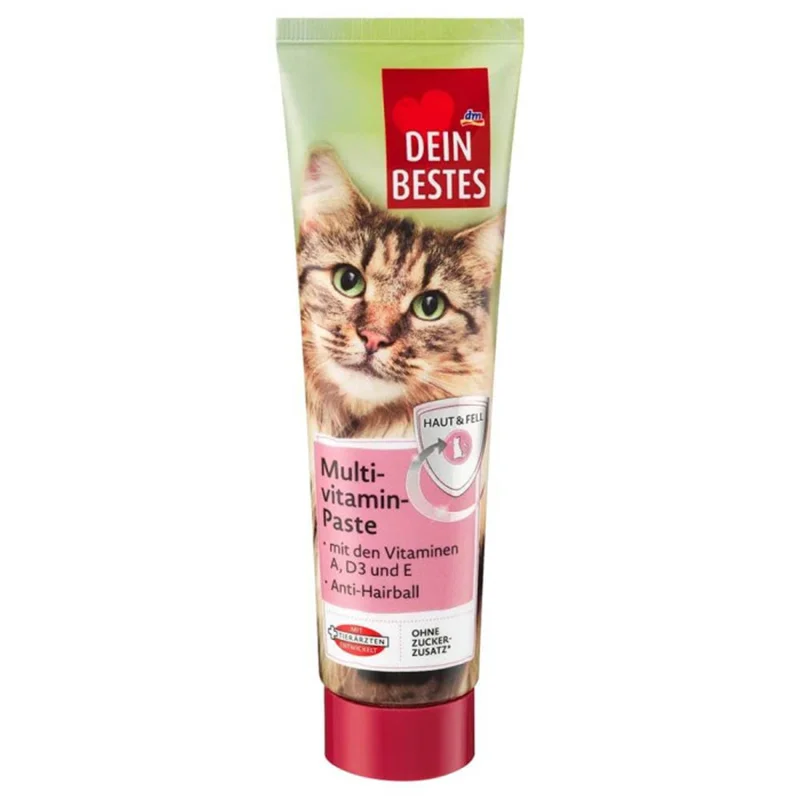 خمیر مالت و مولتی ویتامین گربه دین بستس Dein Bestes Paste وزن 100 گرم