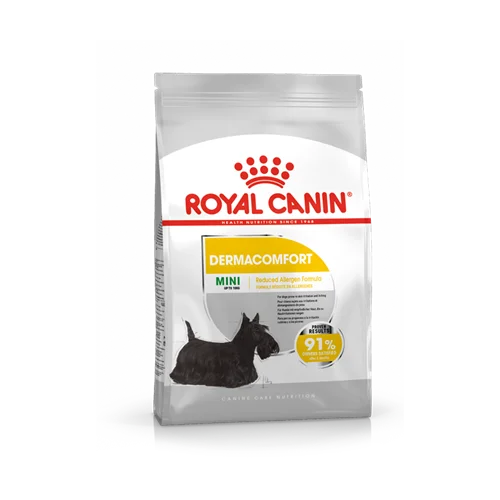 غذای خشک سگ درما کامفورت رویال کنین Royal Canin DermaComfort Mini وزن 3 کیلوگرم