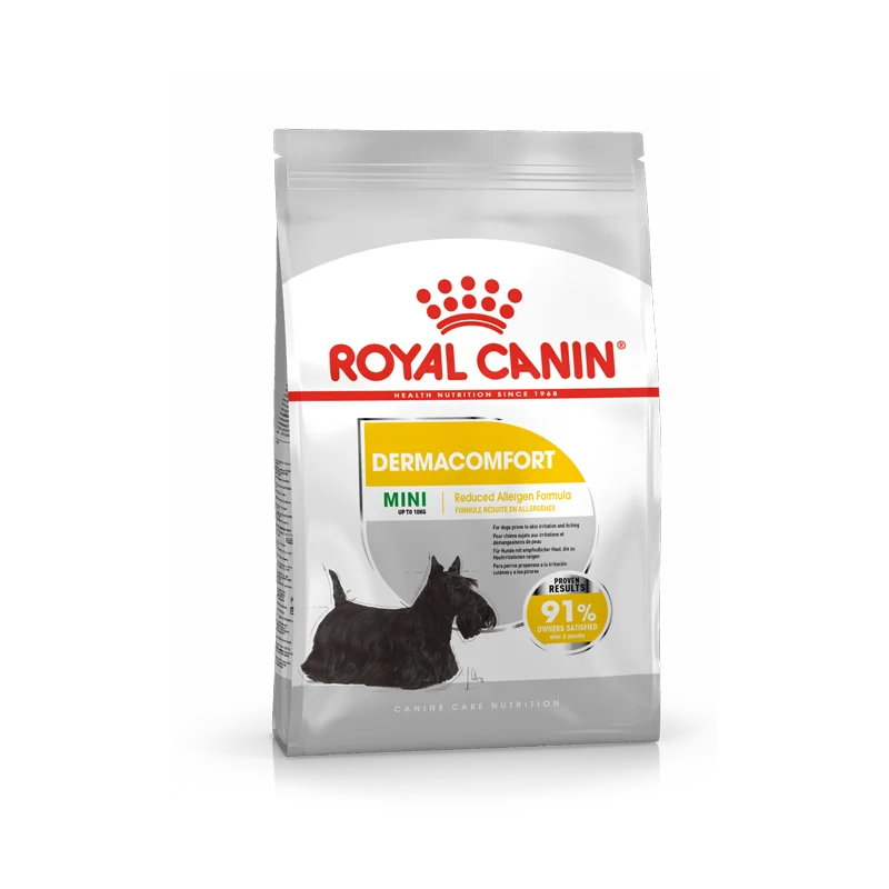 غذای خشک سگ درما کامفورت رویال کنین Royal Canin DermaComfort Mini وزن 3 کیلوگرم