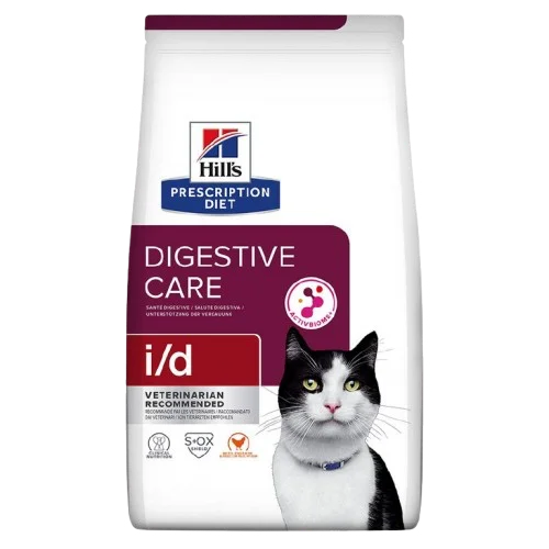 غذای خشک گربه دایجستیو با طعم مرغ هیلز Hills I/D Digestive Care ۱/۵ کیلوگرم