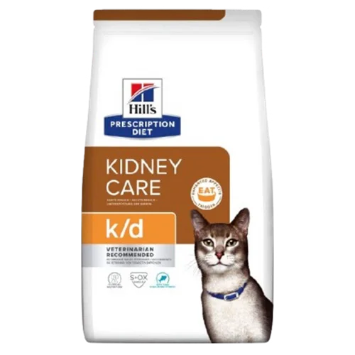 غذای خشک گربه هیلز مدل Hills K/D Kidney Care وزن 1.5 کیلو