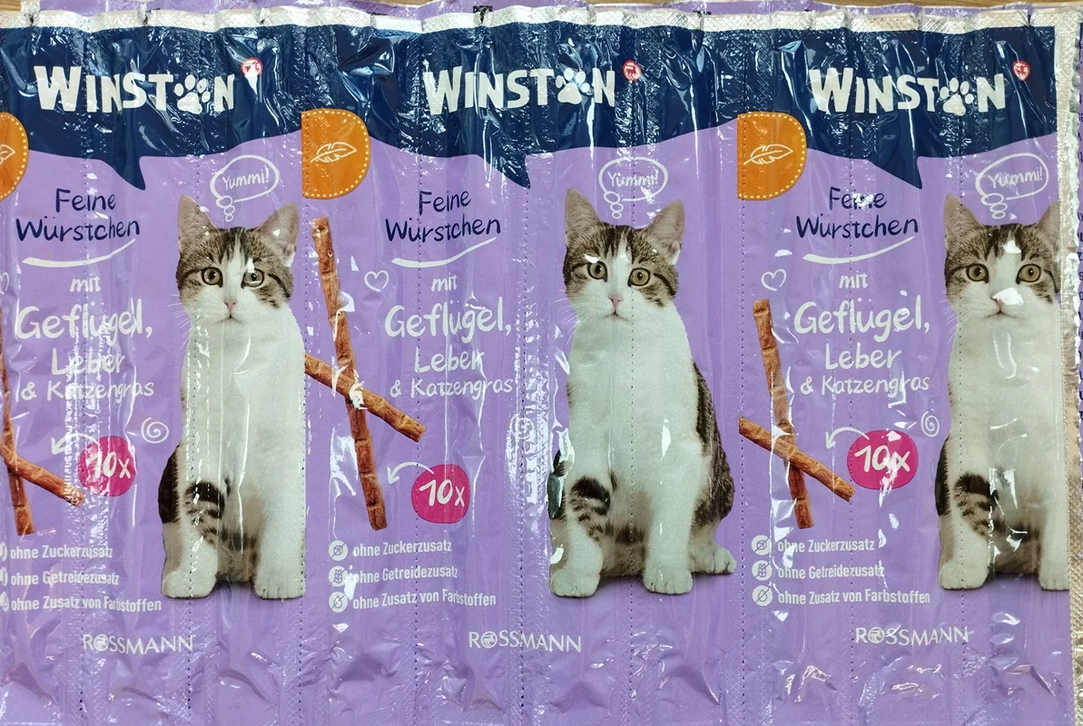 اسنک تشویقی گربه وینستون با طعم ماهی سالمون و قزلآلا Winston Treat Salmon & Trout