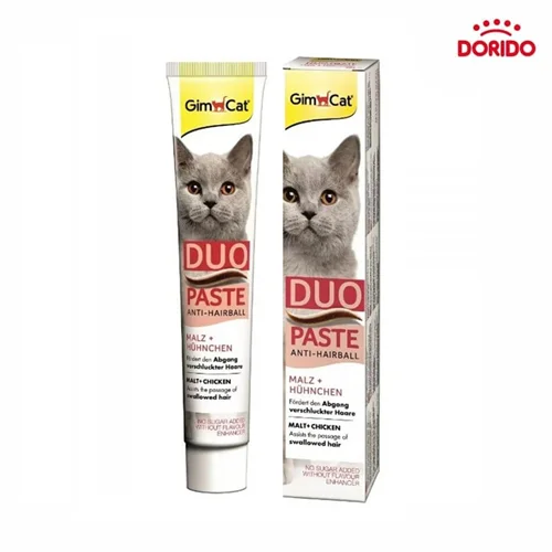 خمیر مالت گربه با طعم مرغ جیم کت GimCat Due Paste with Chicken وزن 50 گرم