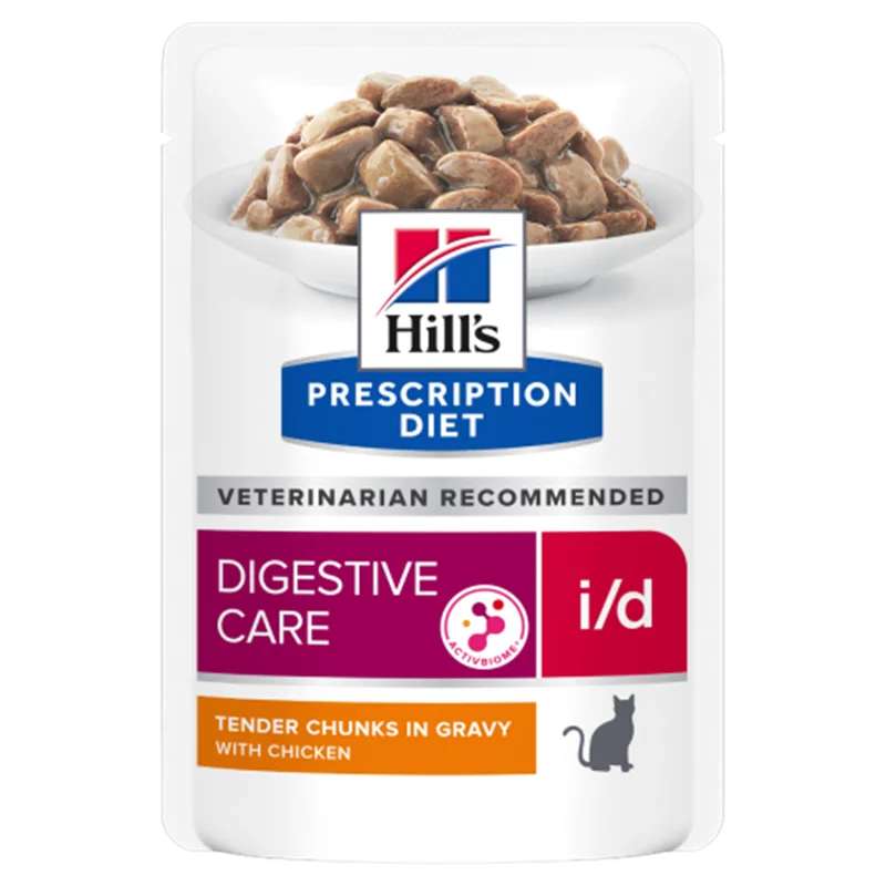 پوچ گربه دایجستیو هیلز Hills i/d Digestive Care ۸۵گرمی