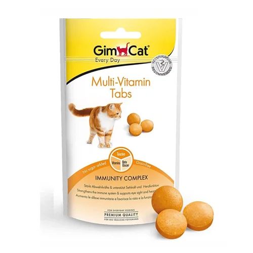 قرص مولتی ویتامین گربه جیم کت GimCat Tabs Multi Vitamin وزن 40 گرم