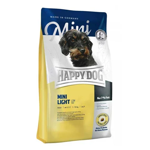 غذای خشک سگ هپی داگ نژاد کوچک طعم گوشت پرندگان و سالمون Happy Dog Mini Light وزن 4 کیلوگرم