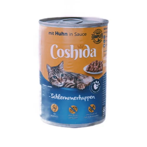 کنسرو کوشیدا 400g با طعم مرغ و هویج
