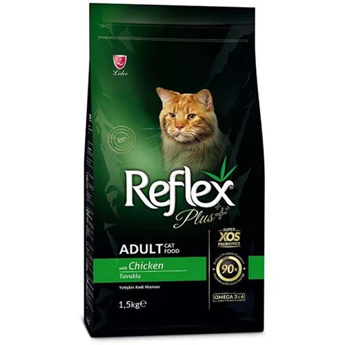 غذای خشک گربه بالغ با طعم مرغ رفلکس پلاس Reflex Plus Adult Chicken وزن 1.5 کیلوگرم