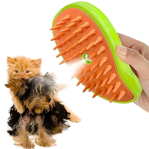 برس بخار سرد شستشو و ماساژور ضد قارچ گربه و سگ GrooBrush