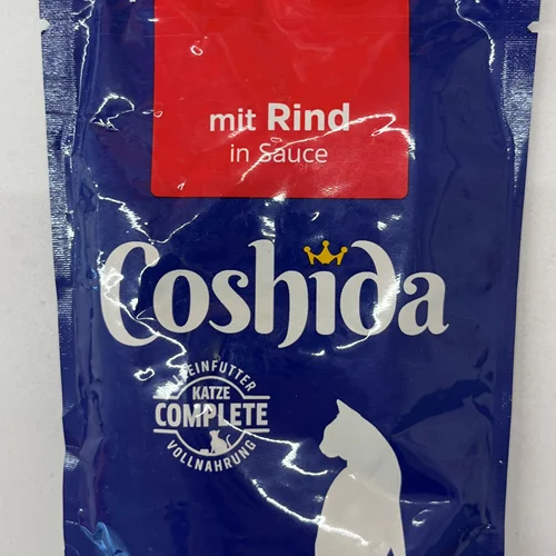 پوچ گربه کوشیدا طعم گوشت گاو Coshida Pouch rind وزن 100 گرم