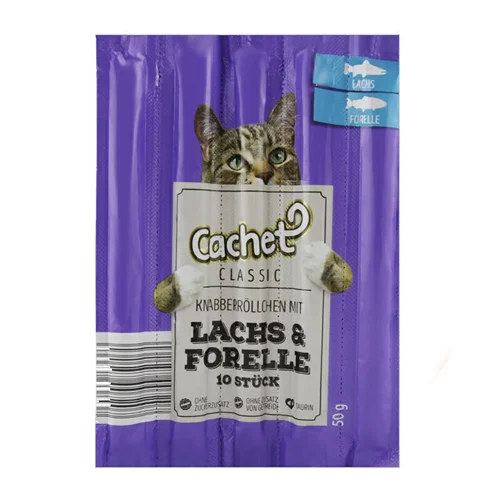 اسنک تشويقي گربه كچت با طعم ماهي Cachet Classic With Fish