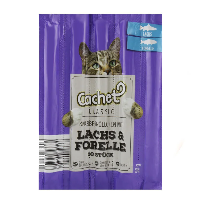 اسنک تشويقي گربه كچت با طعم ماهي Cachet Classic With Fish