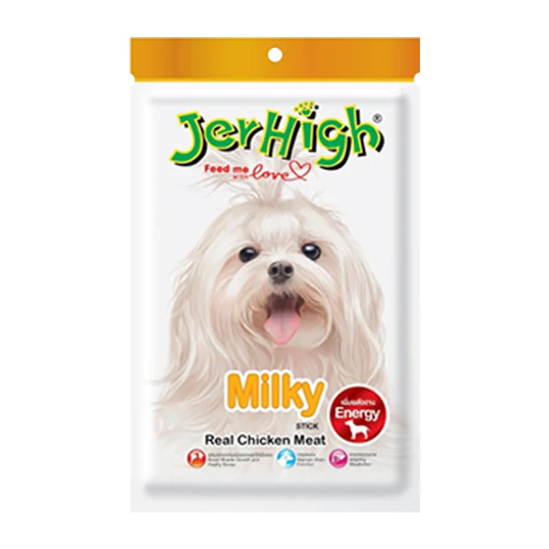 تشویقی سگ جرهای با طعم شیری JerHigh Chicken Sticks Milky