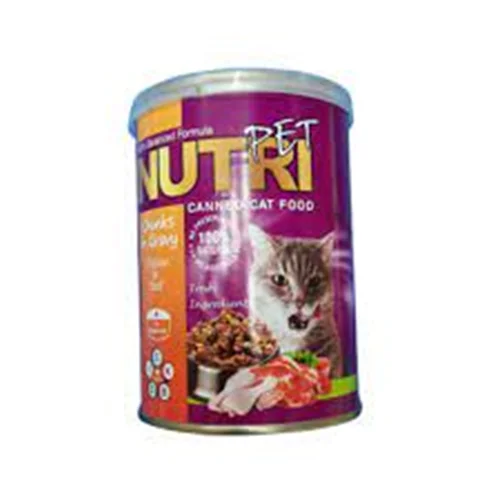 کنسرو نوتری گربه مرغ و گوشت  425chiken and beef  گرم