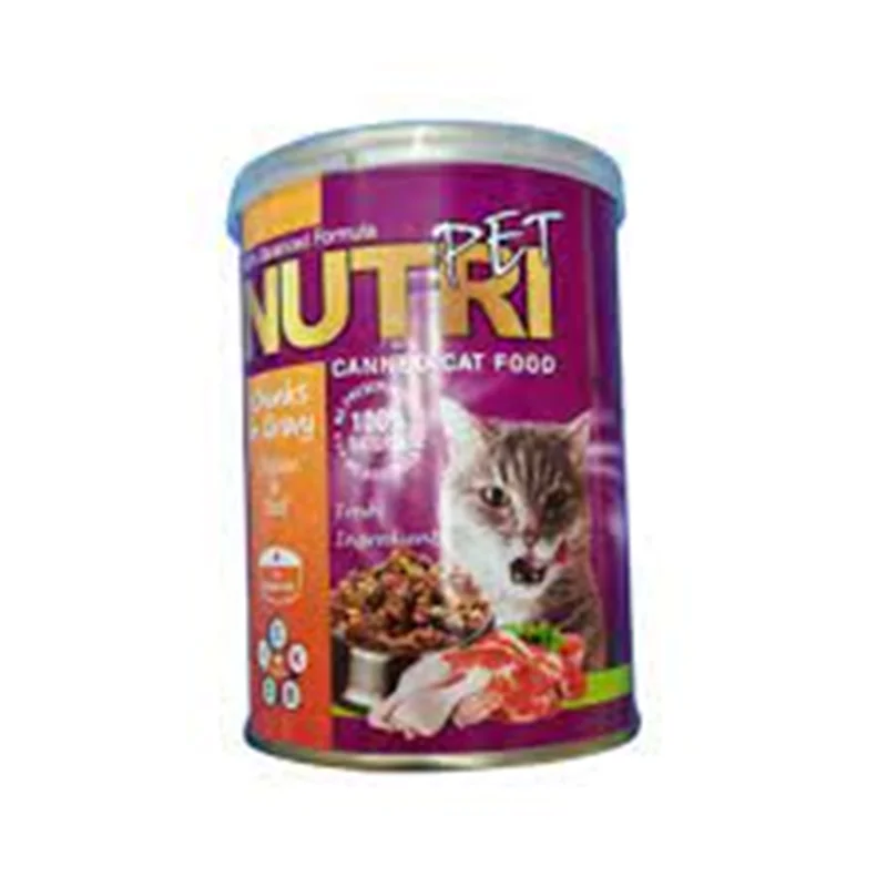 کنسرو نوتری گربه مرغ و گوشت  425chiken and beef  گرم
