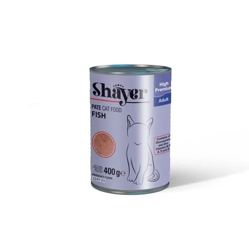 کنسرو شایر ابی طعم ماهی 400Blue shayerگرم