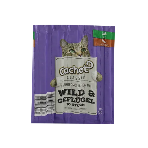 اسنک تشویقی گربه کچت با طعم گوشت شکار و مرغ Cachet Treat Game & Chicken