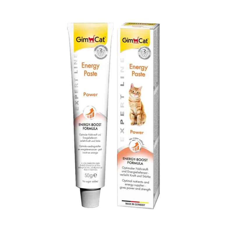 خمیر تقویت انرژی گربه جیم کت GimCat Energy Paste وزن 50 گرم