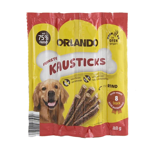 تشویقی مدادی سگ اورلاندو با طعم گوشت گاو Orlando Stick Beef