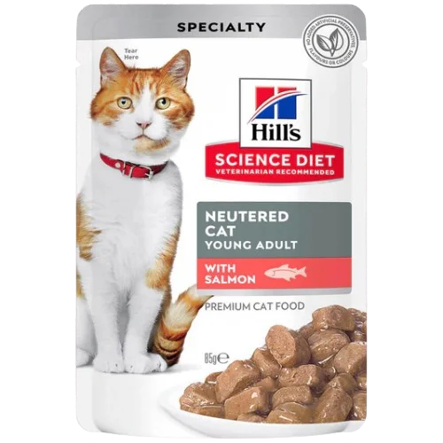 پوچ گربه عقیم شده  هیلز  Hills Sterilised Chicken۸۵گرمی